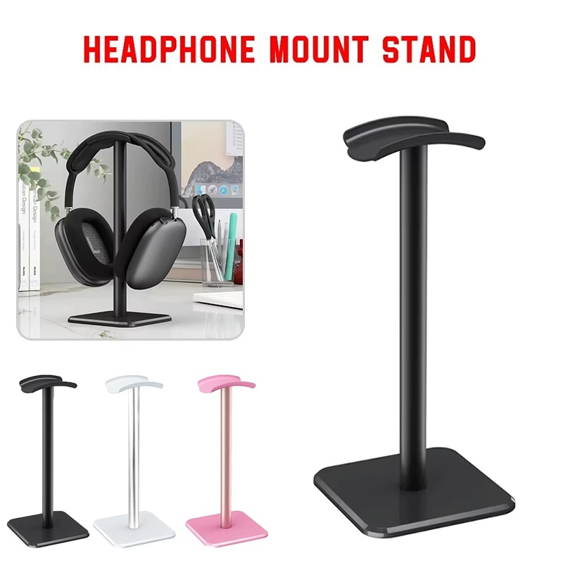 Headphone Hook Under - Universeller multifunktionaler Kopfhörerständer aus Kunststoff, tragbarer