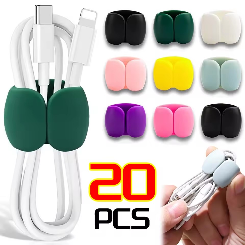 Headphone Hook Under - 10/5/1 Stück Multifunktionaler Kabelorganisator USB-Halter Kabelmanagement-Clip