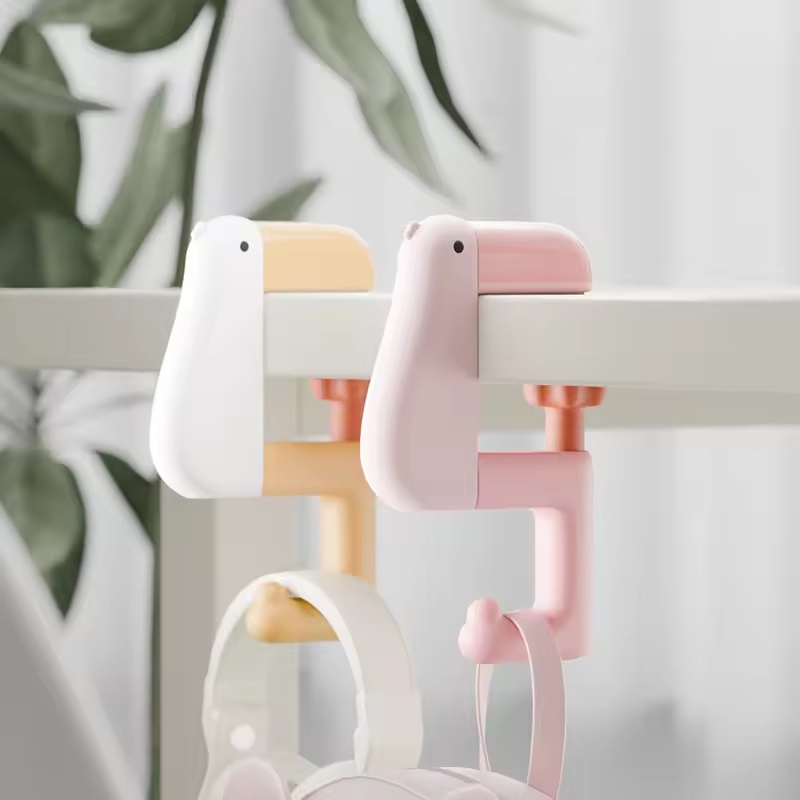 Desk Setup Accessories - 1/3/5 Stück Thinking Duck Bürohaken, tragbarer