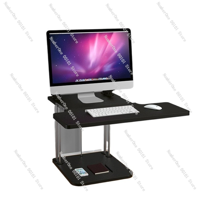 Desk Setup Laptop And Monitor - Höhenverstellbarer Stehpult-Konverter für Desktop-Arbeitsstationen, Laptop und