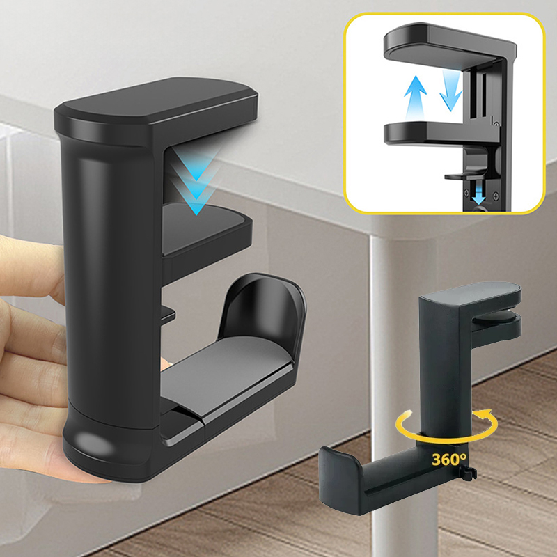 Headphone Hook Under - Kein Schlag Tisch Clip Haken Kopfhörer