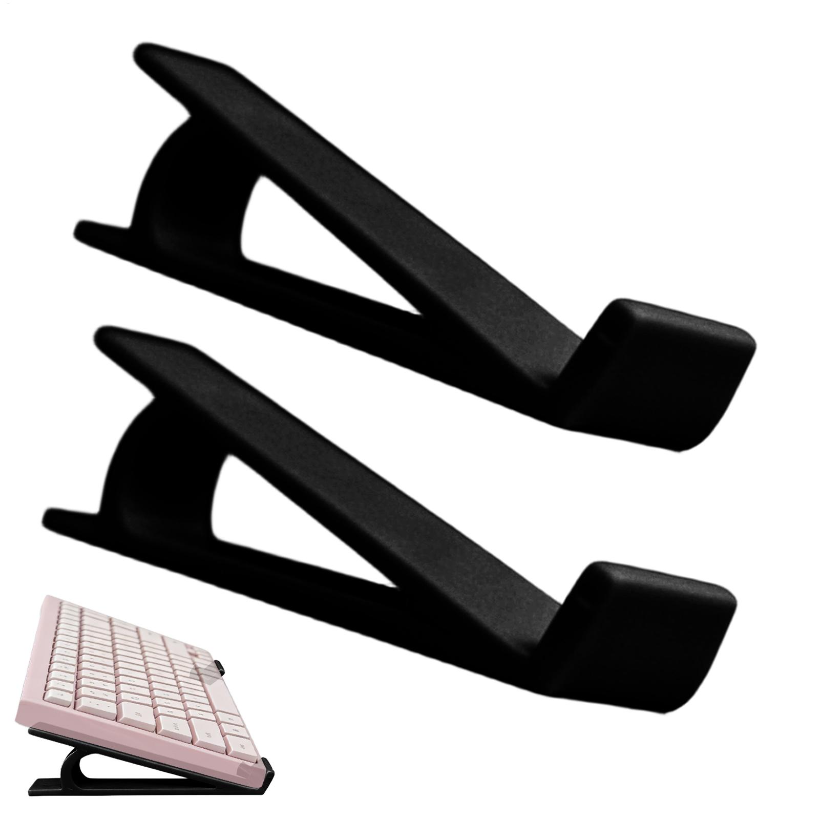 Desk Setup Game - Ergonomischer, rutschfester Tastaturständer, 2 Stück, tragbarer