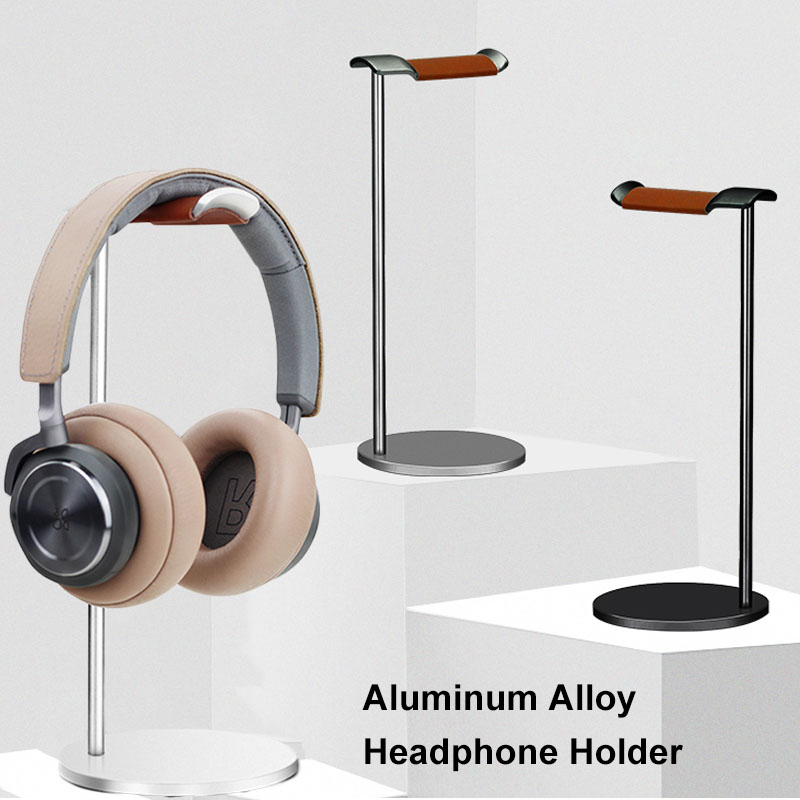 Desk Setup Game - Gebogener Kopfhörerständer aus Aluminium, robuster Metall-Gaming-Headset-Kopfhörerhalter