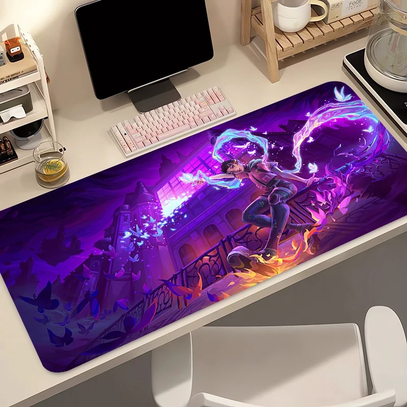 Desk Setup Accessories - Mauspad Gamer Computer Anime PC Valorant