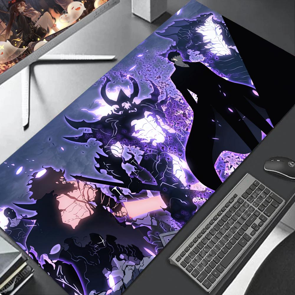 Desk Setup Accessories - S_Solos L-Leveling-Mauspad, Gamer-Tastatur, Esports, Kawaii, PK-Steuerung,