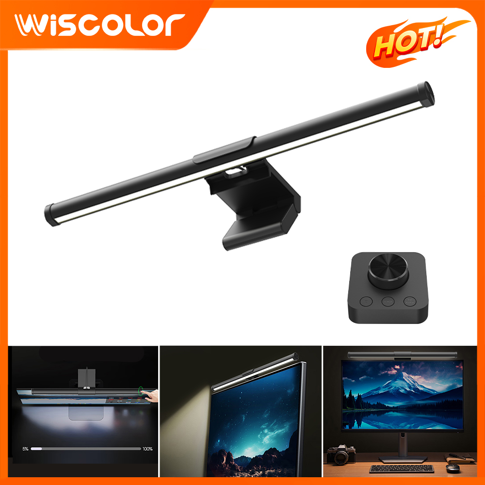 Desk Setup Accessories - Smarte WLAN RGB Monitor-Lichtleiste LED-Beleuchtung Monitor-Dekoration