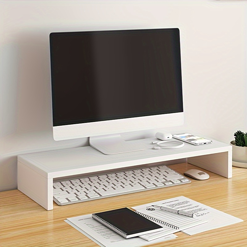 Monitor Riser Wood - Geräumiger Monitorständer aus Holz, anhebbarer Computererhöhung
