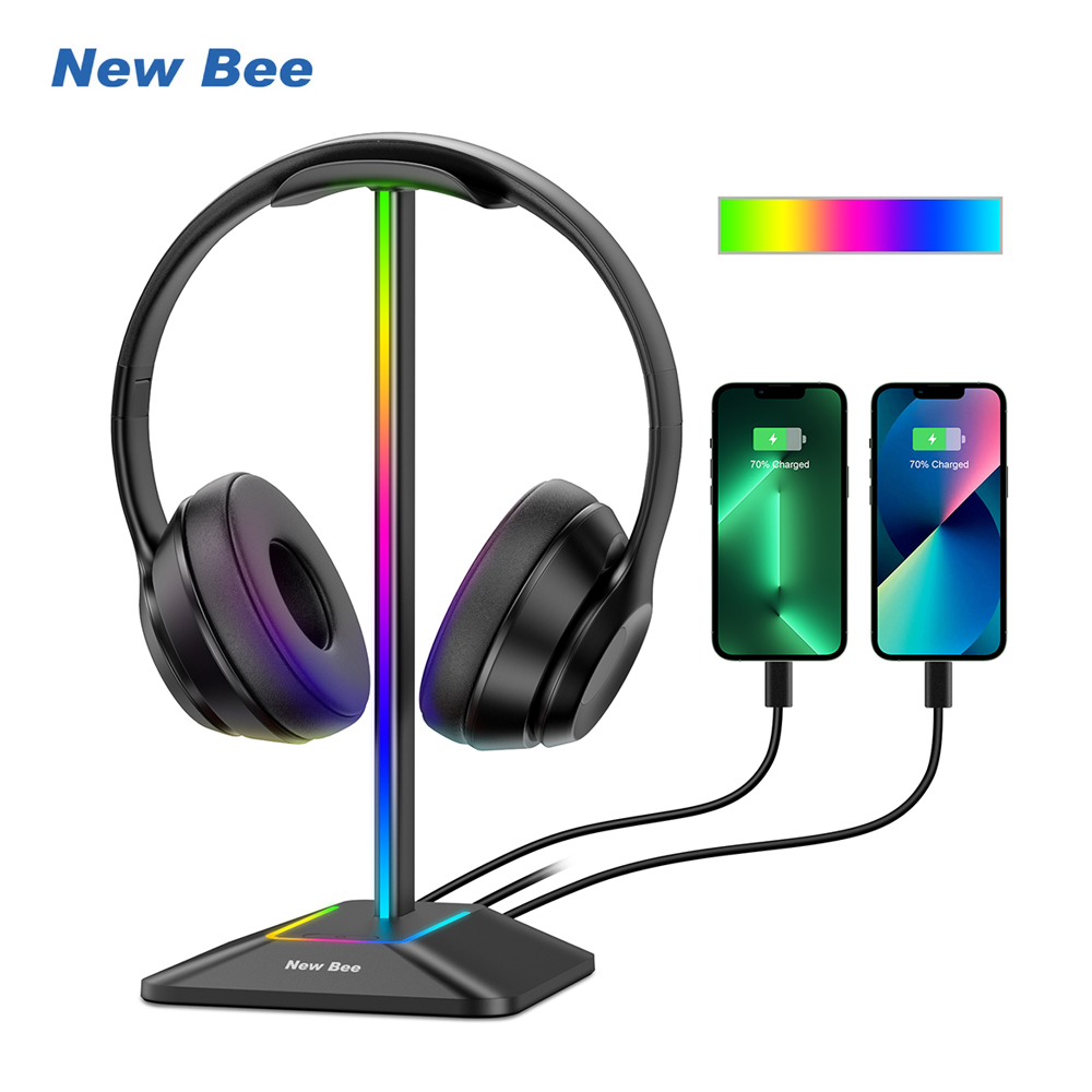 Neuer Bee Z8 RGB-Kopfhörerstän – Desk Setup Game Bewertung und Preis