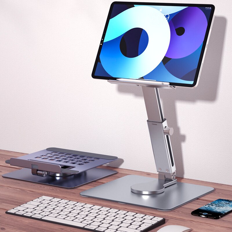 Tablet-Ständer aus Aluminium 3 – Desk Setup Ipad Bewertung und Preis