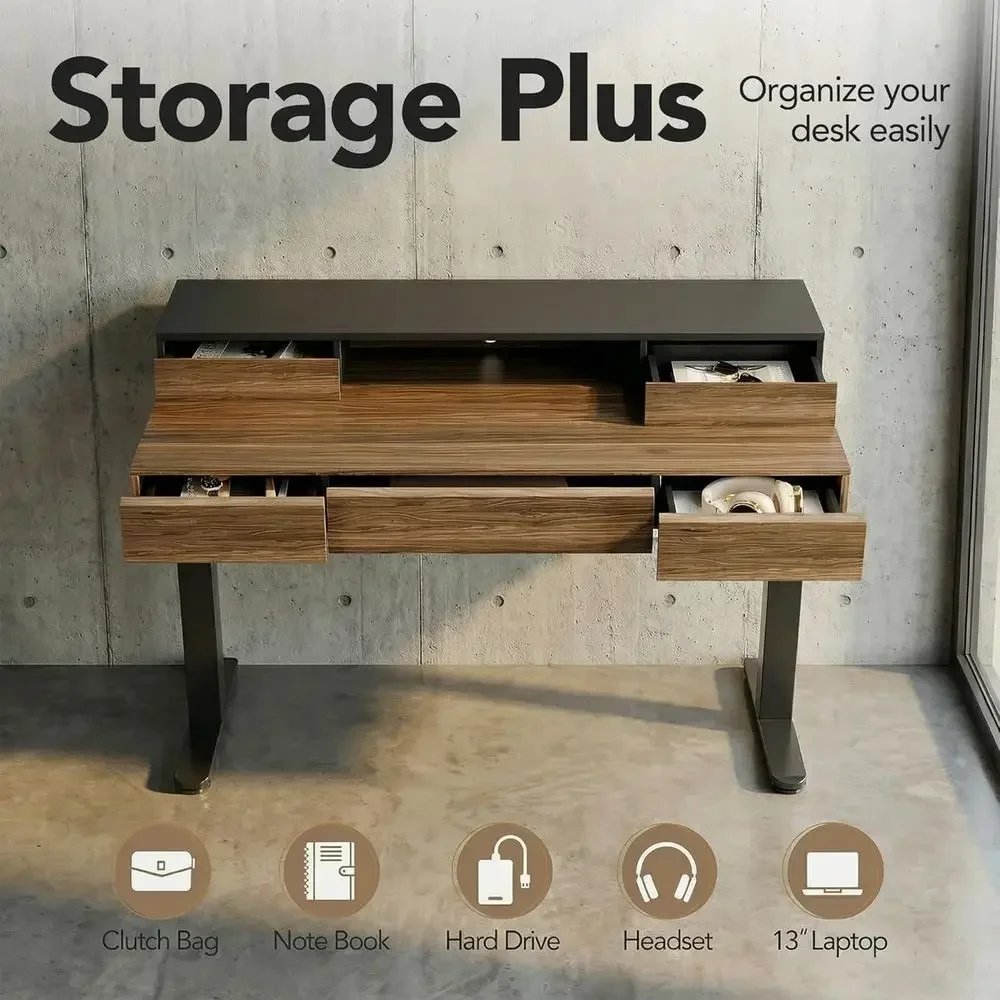 Elektrischer Stehschreibtisch  – Monitor Riser Wood Bewertung und Preis