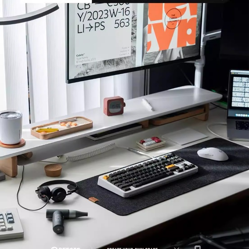 Moderner Monitor-Riser-Ständer – Desk Setup Laptop And Monitor Bewertung und Preis