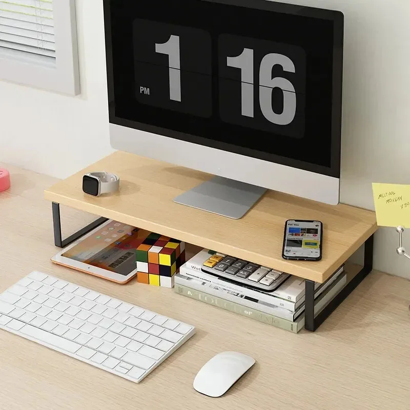 Einfaches Aufbewahrungsregal,  – Monitor Riser Wood Bewertung und Preis