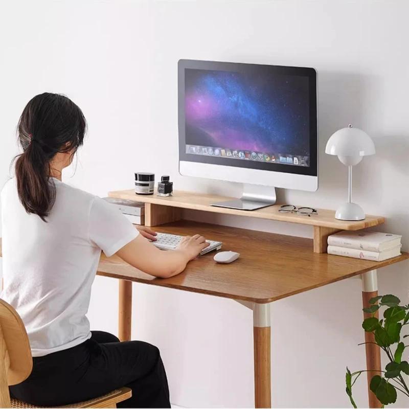Holzmonitorständer für ergonom – Desk Setup Laptop And Monitor Bewertung und Preis