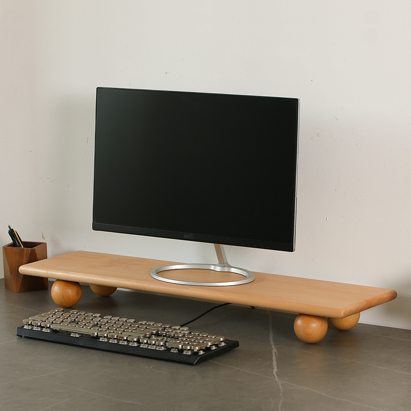 Massivholz Monitor Riser Lapto – Desk Setup Laptop And Monitor Bewertung und Preis