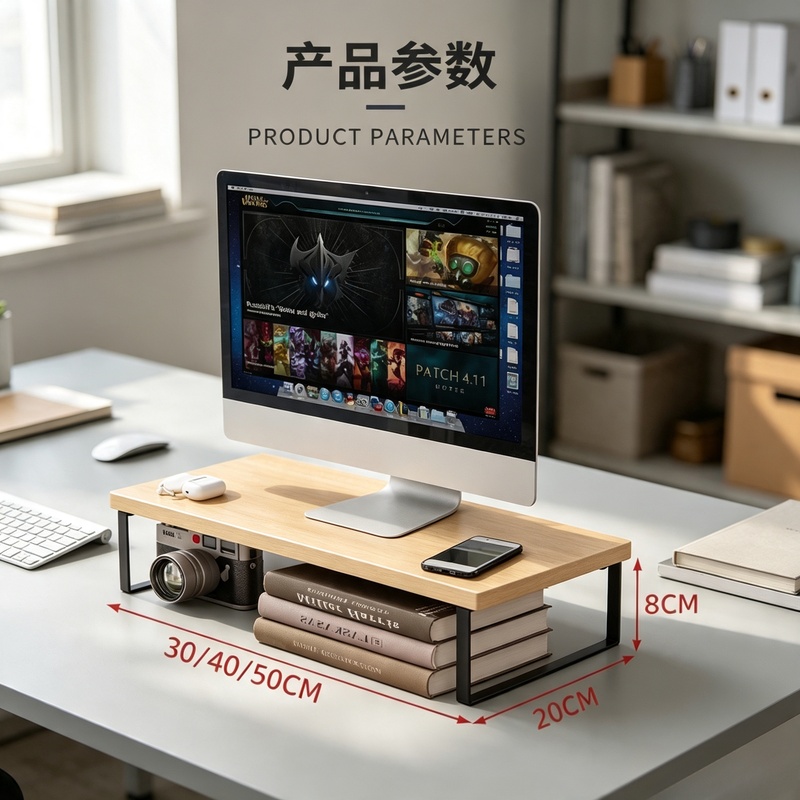Erhöhter Desktop-Monitorstände – Monitor Riser Wood Bewertung und Preis