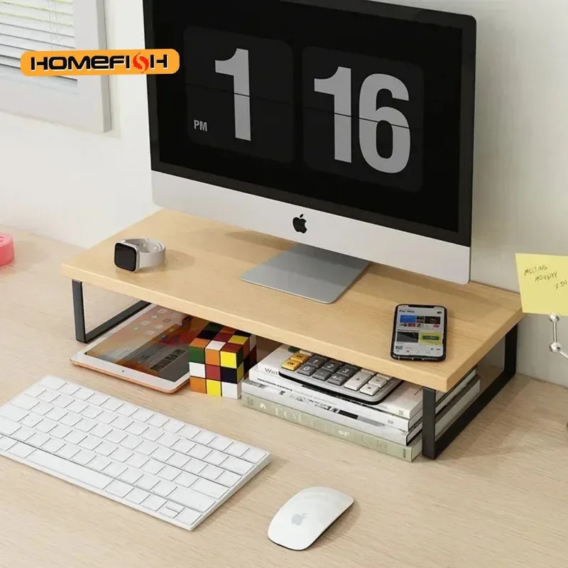 Erhöhter Desktop-Monitorstände – Monitor Riser Wood Bewertung und Preis