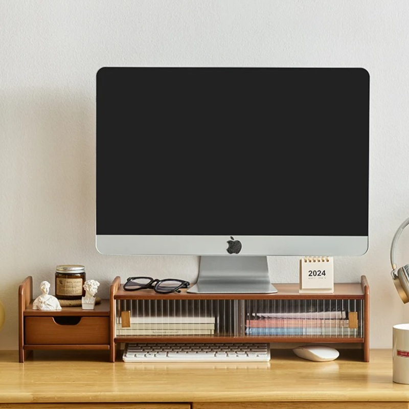 ‌ Monitorständer mit Schublade – Monitor Riser Wood Bewertung und Preis