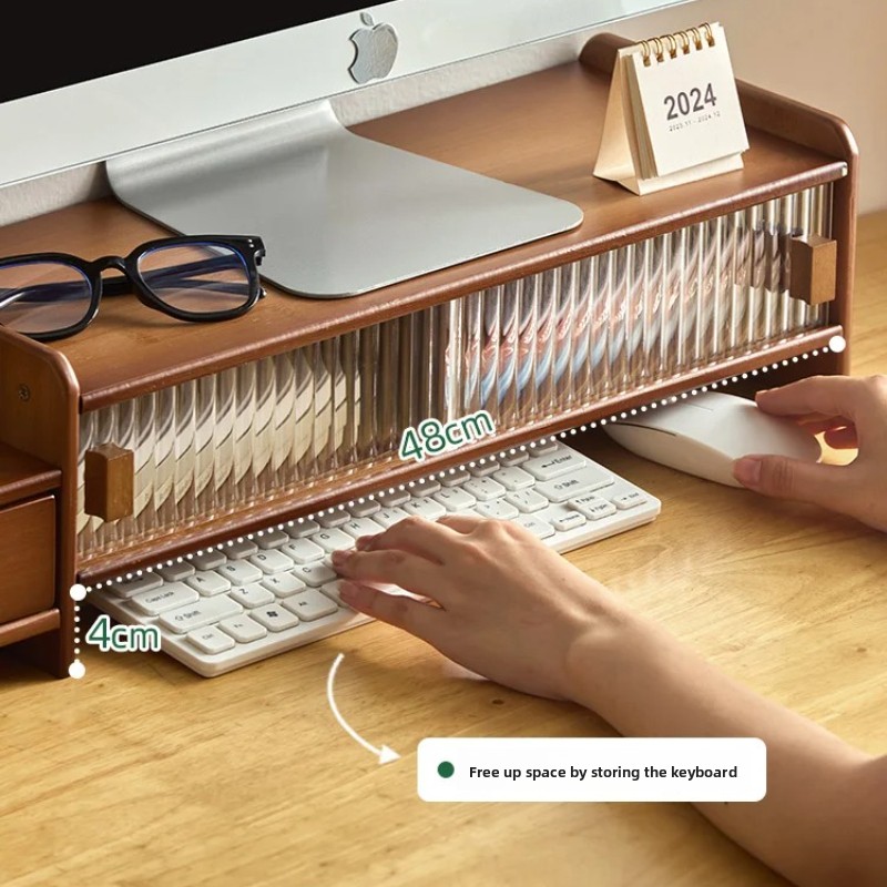‌ Monitorständer mit Schublade – Monitor Riser Wood Bewertung und Preis