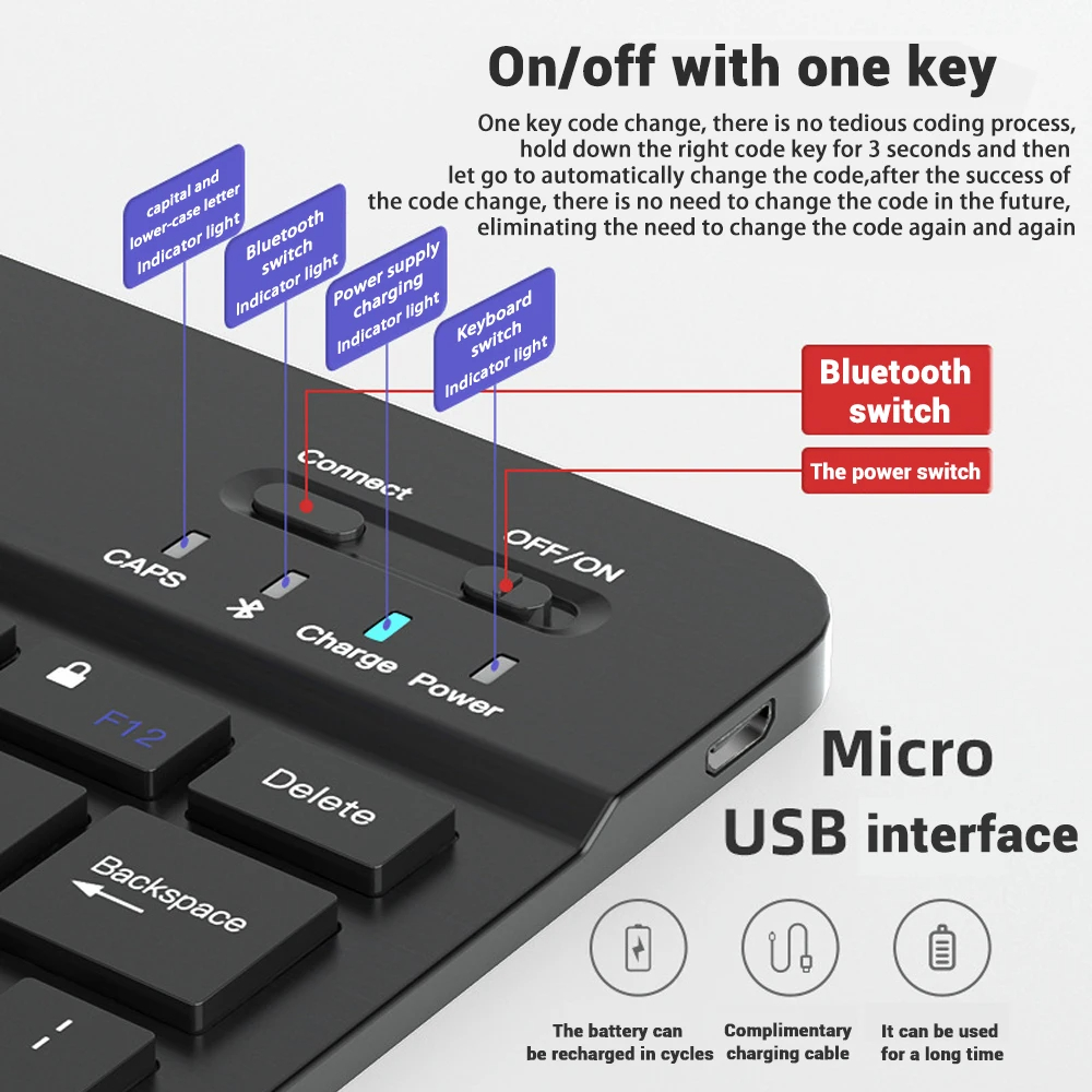 Mini-Tastatur, kabellos, Bluet – Desk Setup Ipad Bewertung und Preis