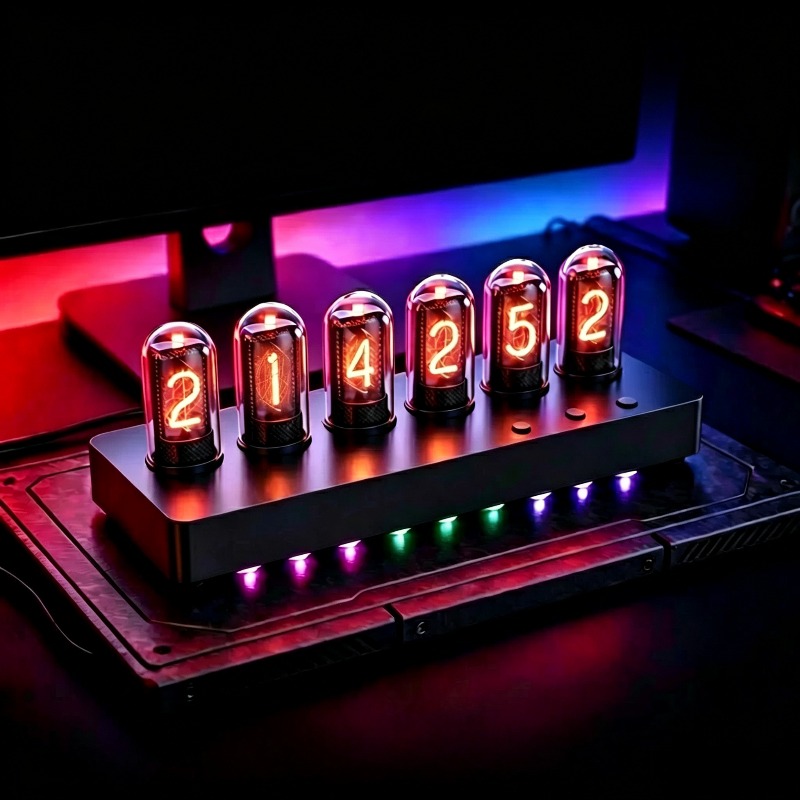 IPS-simulierte Nixie-Röhrenuhr – Desk Setup Youtube Bewertung und Preis