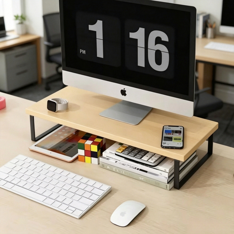 Kreativer Monitorständer mit A – Monitor Riser Wood Bewertung und Preis