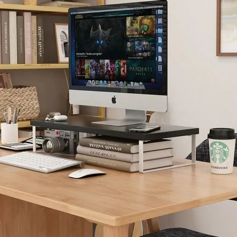 Kreativer Monitorständer mit A – Monitor Riser Wood Bewertung und Preis