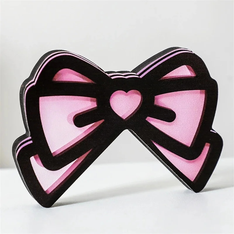 Kawaii rosa Acryl Schleife Mon – Desk Setup Accessories Bewertung und Preis