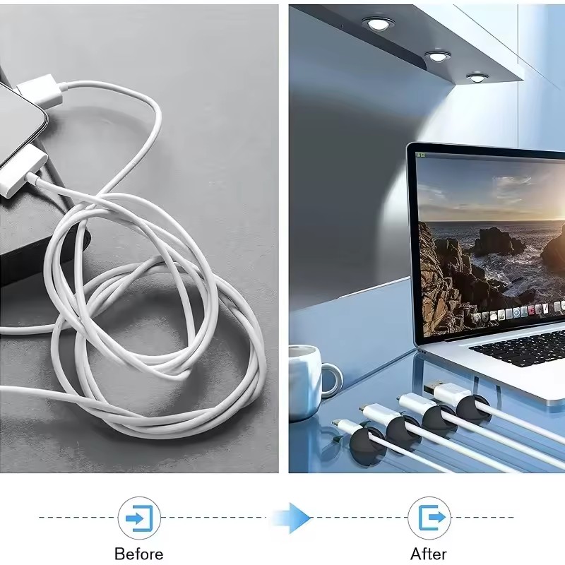 5/50 Stück Desktop-Wand-Kabelc – Headphone Hook Under Bewertung und Preis
