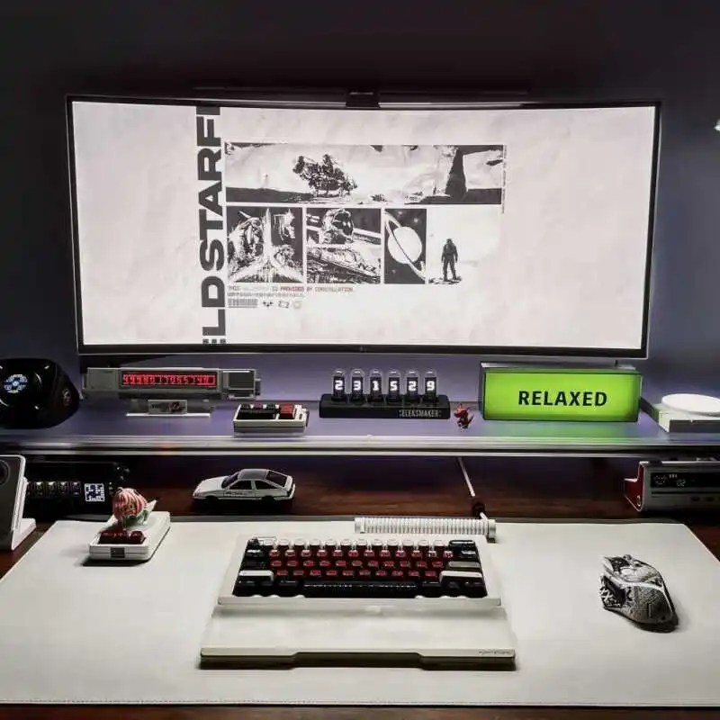 Aluminium-Monitorständer, Acry – Desk Setup Laptop And Monitor Bewertung und Preis