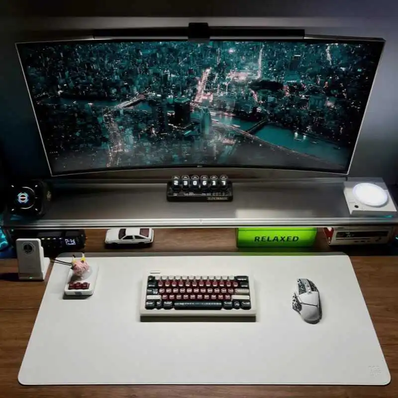 Aluminium-Monitorständer, Acry – Desk Setup Laptop And Monitor Bewertung und Preis