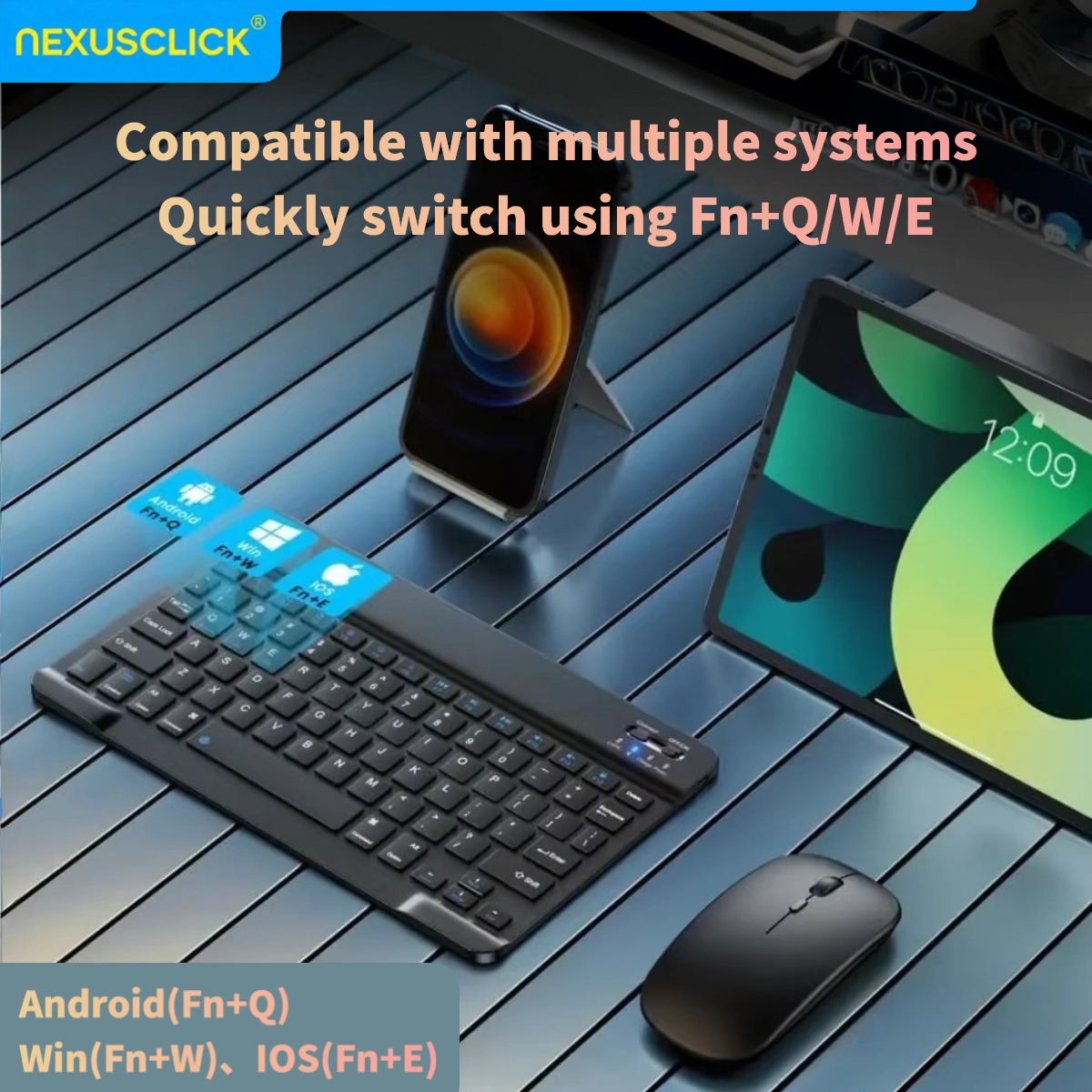 NexusClick Kabellose Bluetooth – Desk Setup Ipad Bewertung und Preis