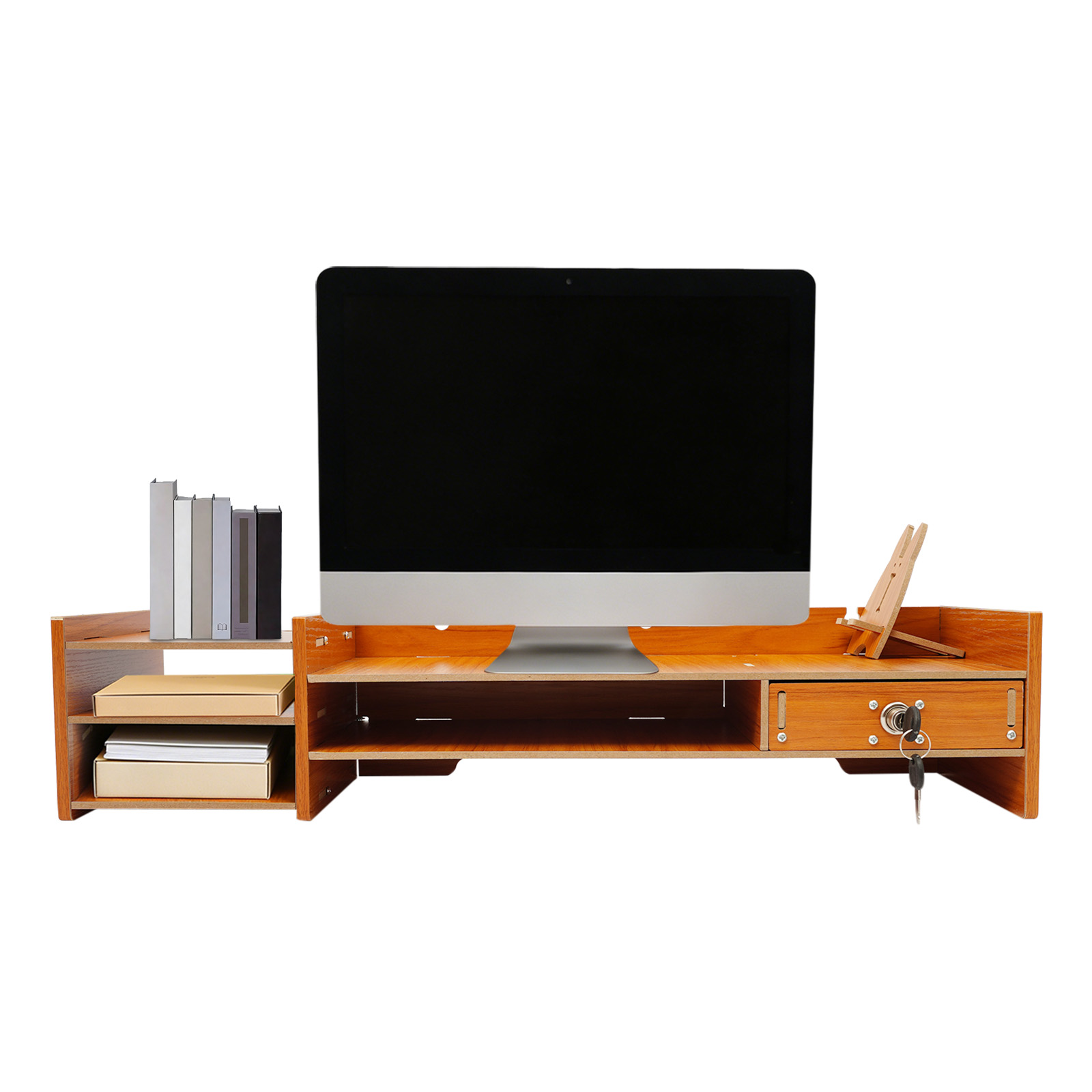 Ergonomischer MDF-Monitorständ – Monitor Riser Wood Bewertung und Preis