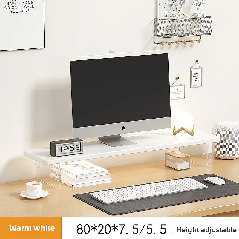 Walnuss-Monitorständer Verstel – Monitor Riser Wood Bewertung und Preis